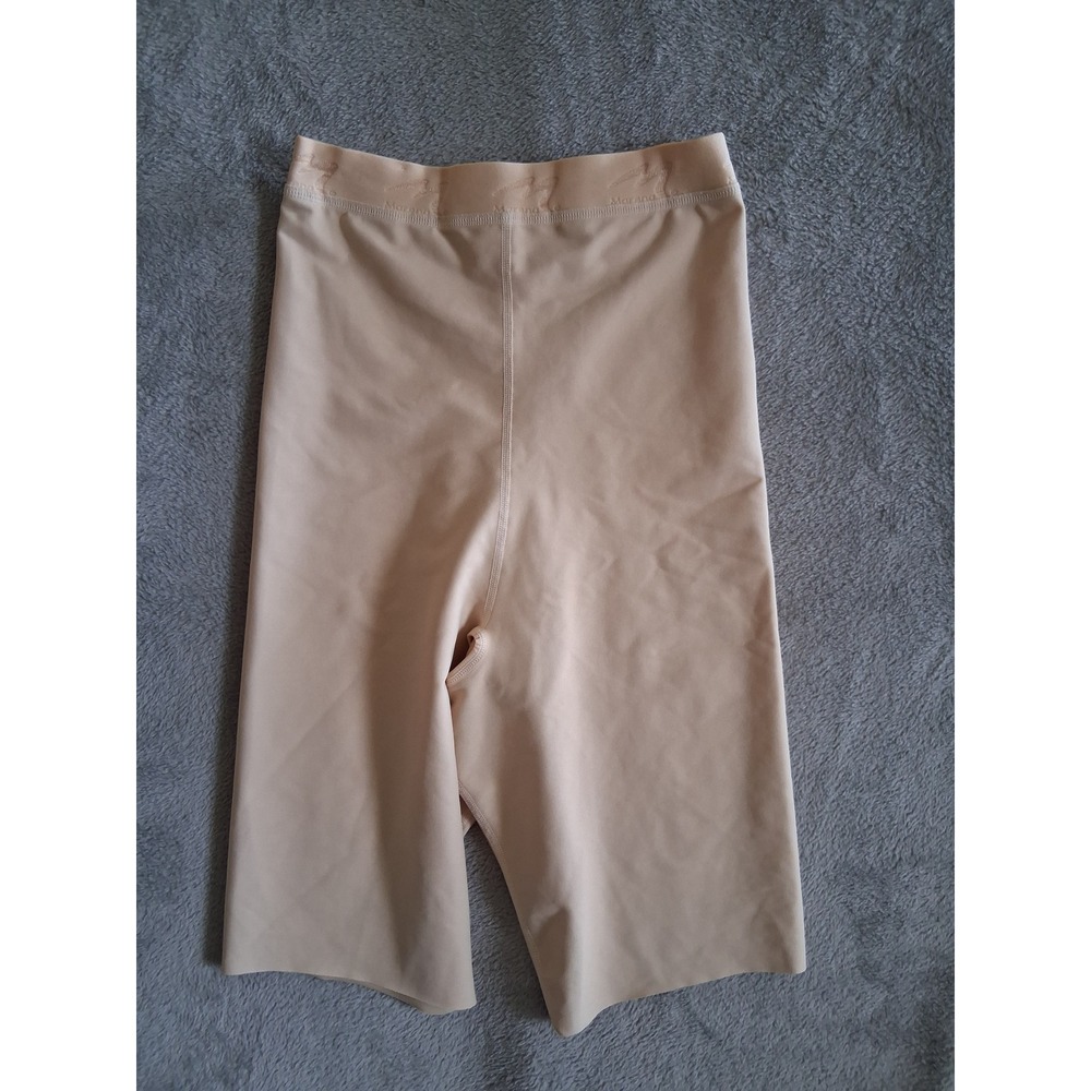 Marena Recovery Compression Girdle Shorts XL Beige Open Crotch Shaper High Waist